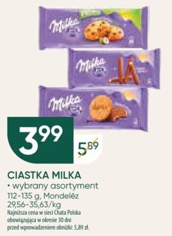 Chata Polska CIASTKA MILKA, 112-135 g oferta