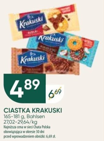 Chata Polska CIASTKA KRAKUSKI, 165-181 g oferta