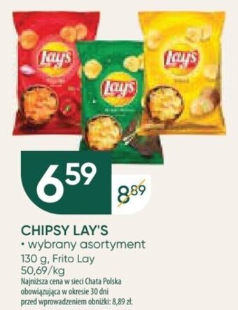 Chata Polska CHIPSY LAY'S, 130 g oferta