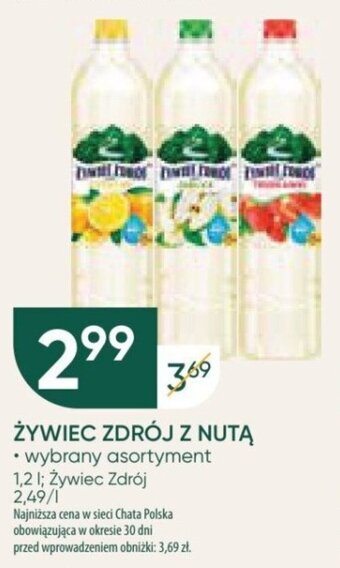 Chata Polska ŻYWIEC ZDRÓJ Z NUTĄ, 1.2 l oferta