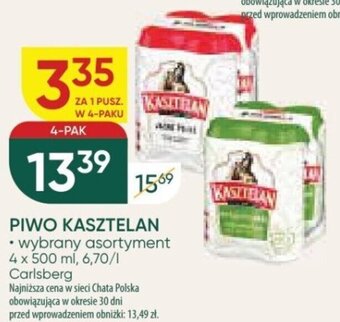 Chata Polska PIWO KASZTELAN, 4 x 500 ml oferta