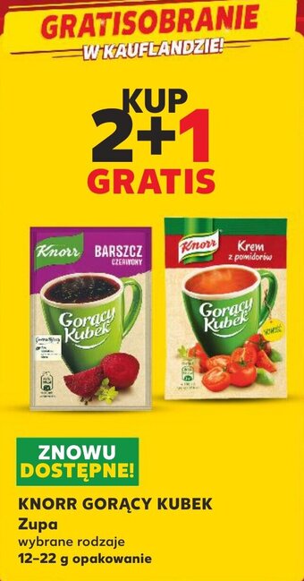 Kaufland KNORR GORĄCY KUBEK Zupa 12-22 g oferta