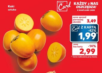Kaufland Kaki sztuka oferta