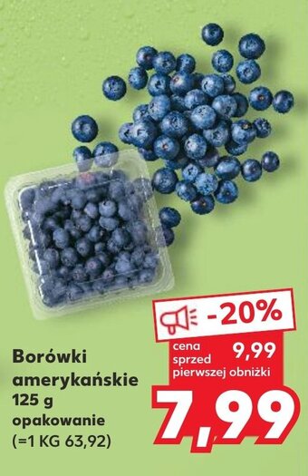 Kaufland Borówki amerykańskie 125 g oferta
