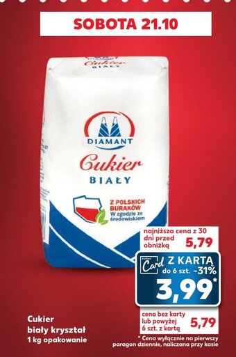 Kaufland Cukier biały kryształ 1 kg oferta