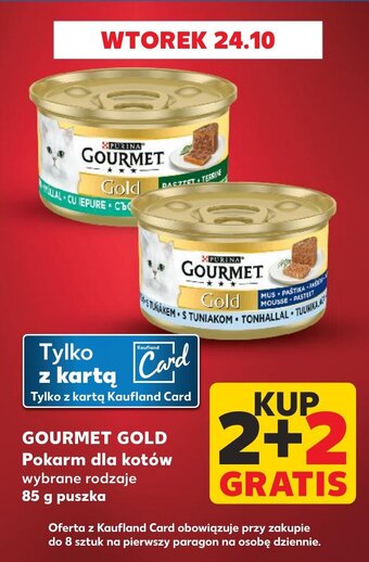 Kaufland GOURMET GOLD Pokarm dla kotów 85 g oferta