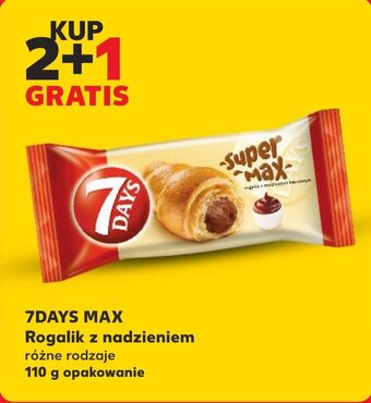 Kaufland 7DAYS MAX Rogalik z nadzieniem 110 g oferta