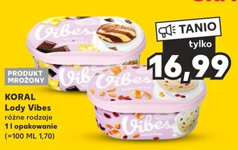 Kaufland KORAL Lody Vibes 1 l oferta