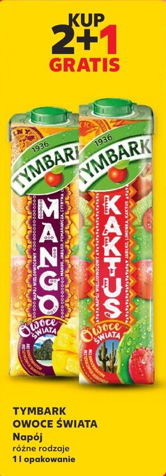 Kaufland TYMBARK OWOCE ŚWIATA Napój 1 l oferta