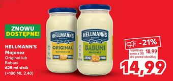 Kaufland HELLMANN'S Majonez 625 ml oferta