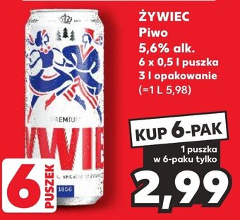 Kaufland ŻYWIEC Piwo 0,5 l oferta