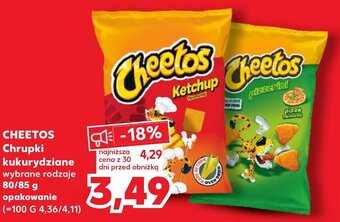 Kaufland CHEETOS Chrupki kukurydziane 80/85 g oferta