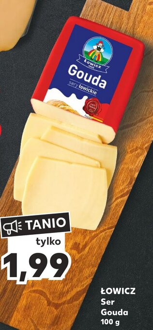 Kaufland ŁOWICZ Ser Gouda 100 g oferta