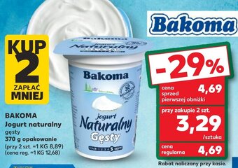 Kaufland BAKOMA Jogurt naturalny 370 g oferta