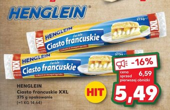 Kaufland HENGLEIN Ciasto francuskie XXL 375 g oferta