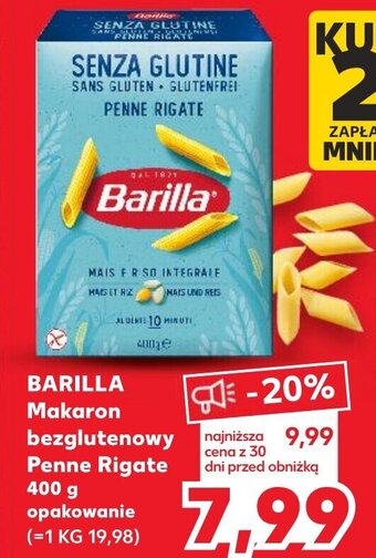 Kaufland BARILLA Makaron bezglutenowy Penne Rigate 400 g oferta