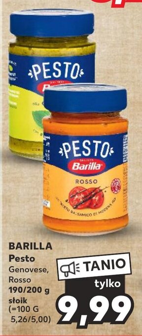 Kaufland BARILLA Pesto 190/200 g oferta