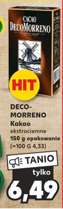 Kaufland DECOMORRENO Kakao 150 g oferta