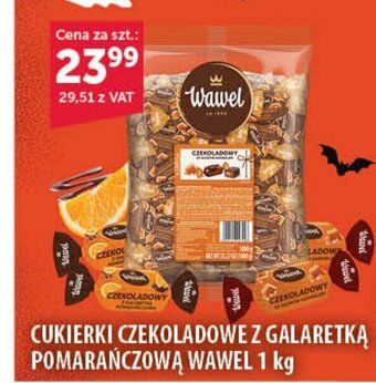 Eurocash CUKIERKI CZEKOLADOWE Z GALARETKĄ POMARAŃCZOWĄ WAWEL 1 kg oferta