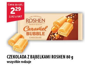 Eurocash CZEKOLADA Z BĄBELKAMI ROSHEN 80 g oferta