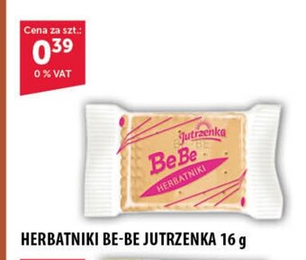 Eurocash HERBATNIKI BE-BE JUTRZENKA 16 g oferta