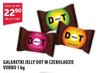 Eurocash GALARETKI JELLY DOT W CZEKOLADZIE VOBRO 1 kg oferta