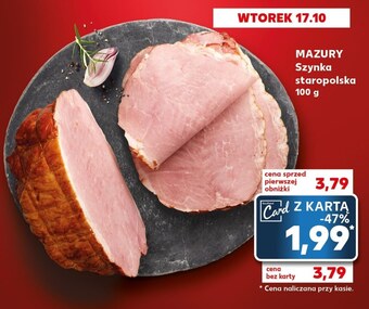 Kaufland Szynka mazury oferta