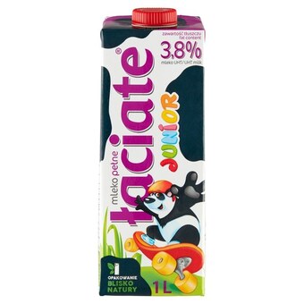 Netto Łaciate junior mleko uht 3,8 % 1 l oferta