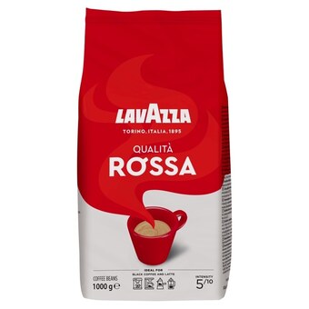 Auchan Lavazza qualità rossa kawa ziarnista 1000 g oferta