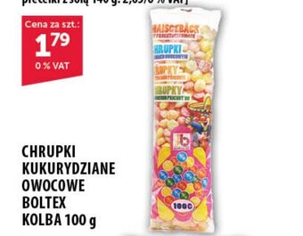 Eurocash CHRUPKI KUKURYDZIANE OWOCOWE BOLTEX KOLBA 100 g oferta