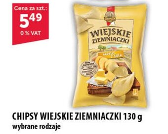 Eurocash CHIPSY WIEJSKIE ZIEMNIACZKI 130 g oferta