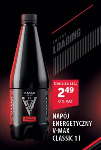 Eurocash NAPÓJ ENERGETYCZNY V-MAX CLASSIC 1 l oferta