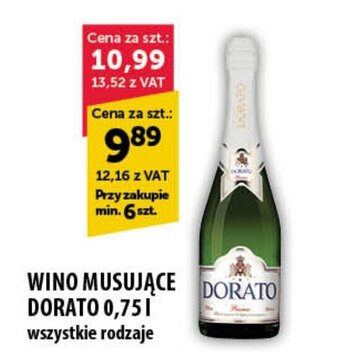 Eurocash WINO MUSUJĄCE DORATO 0,75 l oferta