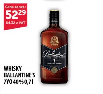 Eurocash WHISKY BALLANTINE'S 7YO 40 % 0.7 l oferta
