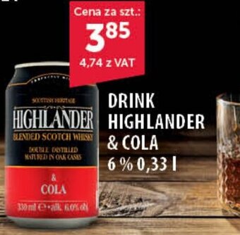 Eurocash DRINK HIGHLANDER & COLA oferta