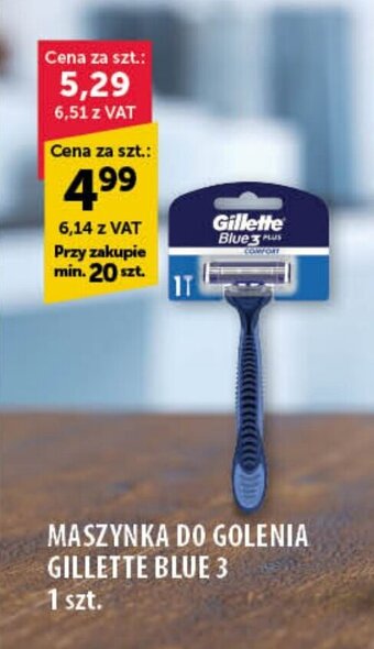 Eurocash MASZYNKA DO GOLENIA GILLETTE BLUE 3 oferta