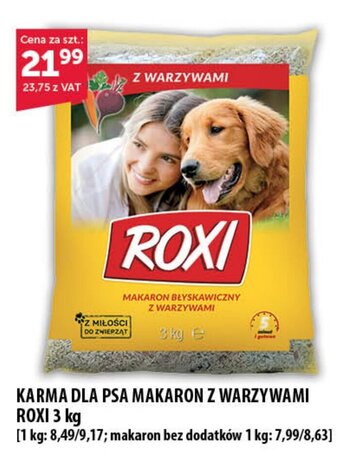 Eurocash KARMA DLA PSA MAKARON Z WARZYWAMI ROXI 3 kg oferta