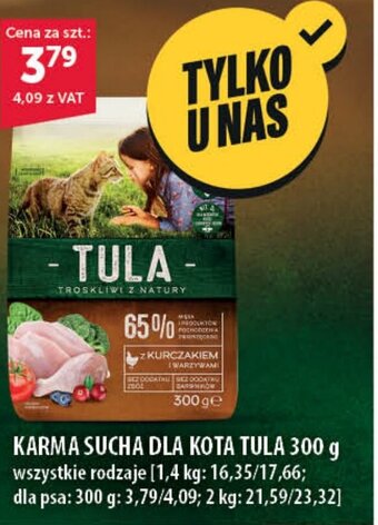 Eurocash KARMA SUCHA DLA KOTA TULA 300 g oferta