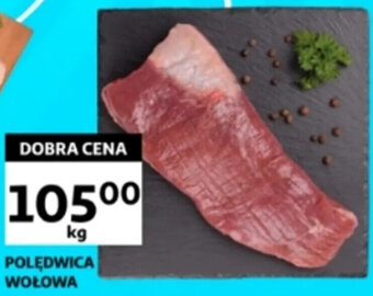 Auchan POLĘDWICA WOŁOWA 1kg oferta