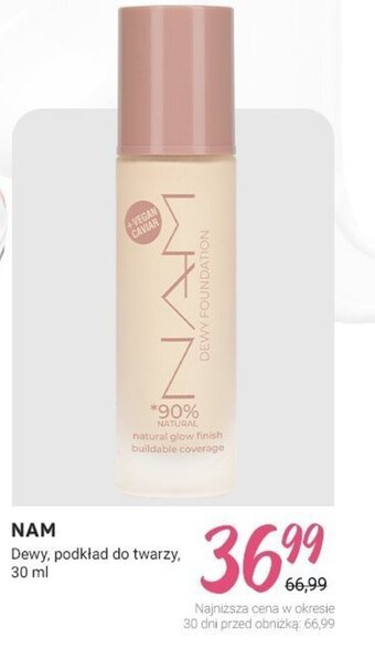 Rossmann NAM Dewy, podkład do twarzy, 30 ml oferta