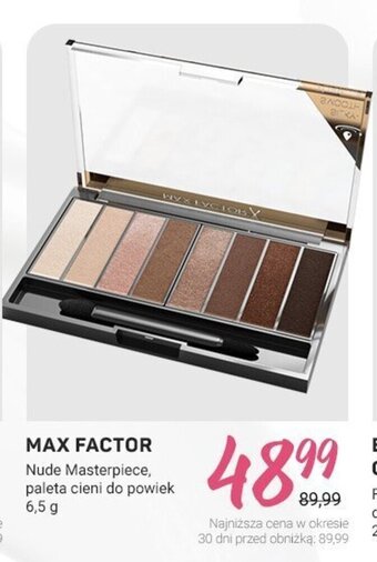 Rossmann MAX FACTOR Nude Masterpiece, paleta cieni do powiek 6,5 g oferta