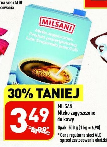 ALDI Mleko zagęszczone oferta