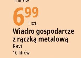 E.Leclerc Wiadro gospodarcze z metalową rączką 10 l oferta