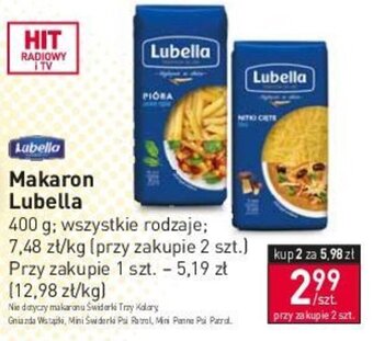 Stokrotka Makaron Lubella 400 g oferta