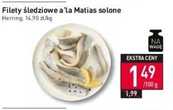 Stokrotka Filety śledziowe a'la Matias solone 100 g oferta