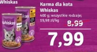 Stokrotka Karma dla kota Whiskas 400 g oferta