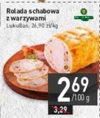 Stokrotka Rolada schabowa z warzywami Lukullus 100 g oferta