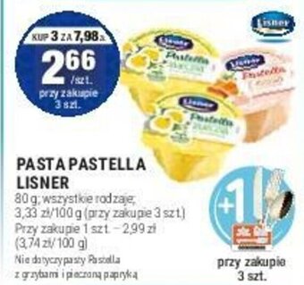 Stokrotka PASTA PASTELLA LISNER 80 g oferta