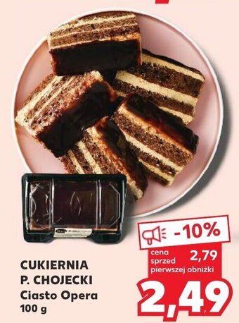 Kaufland CUKIERNIA P. CHOJECKI Ciasto Opera 100 g oferta