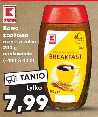 Kaufland CLASSIC Kawa zbożowa 200 g oferta